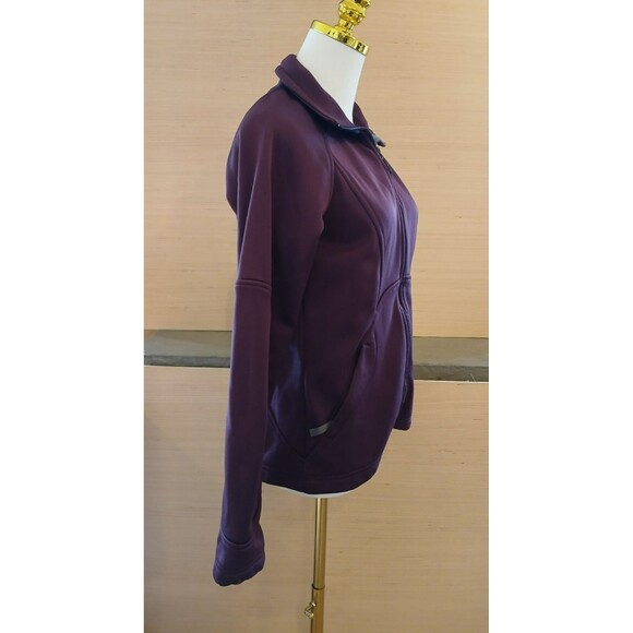 Columbia Sportswear Women's Sweat Jacket Zip Up Purple Pockets - Picture 4 of 9
